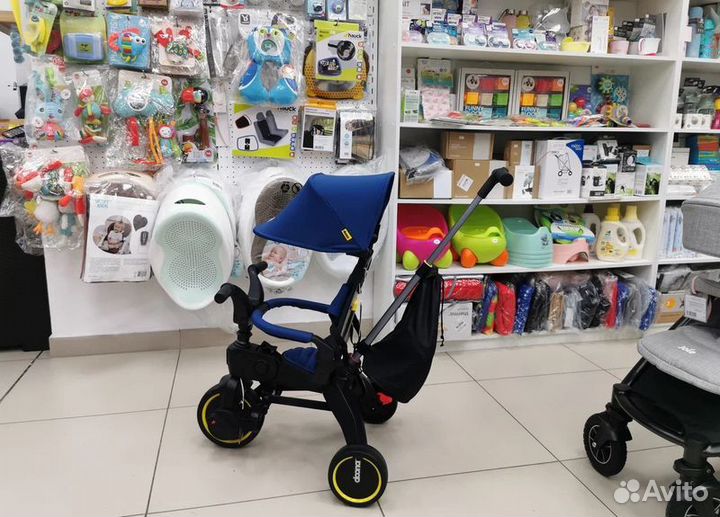 Складной велосипед Doona Liki Trike S3, Royal Blue