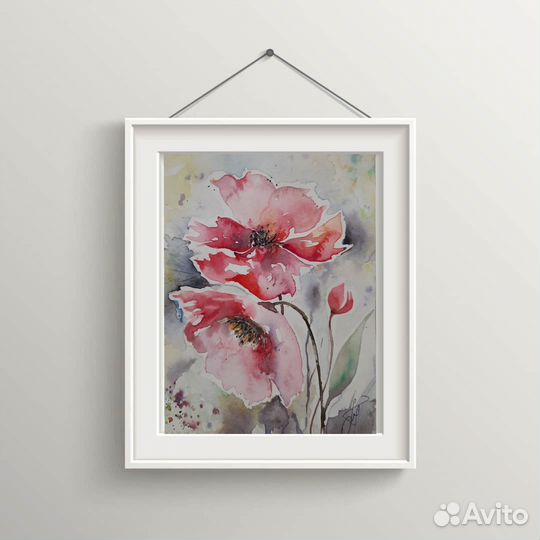 Картины акварелью, А5, авторские работы