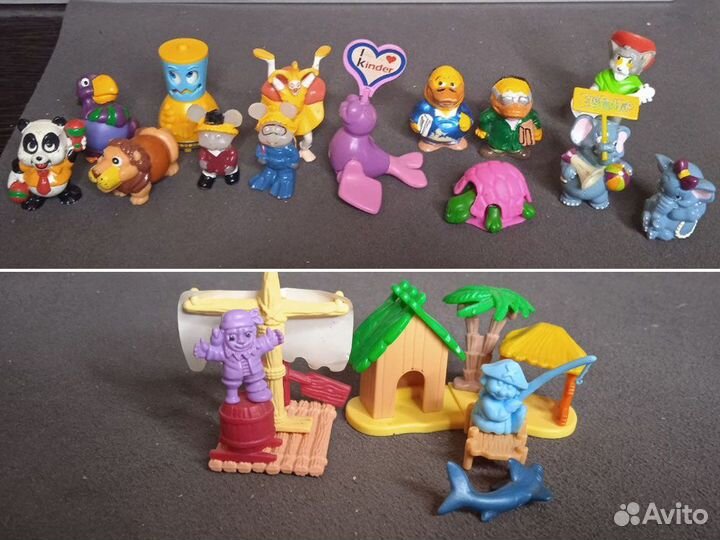Игрушки из киндера 90х