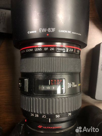 Canon mark ii + Canon ef 24-70 usm