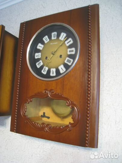 Часы настенные янтарь с боем СССР (7)