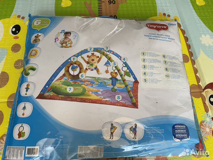 Детский развивающийся коврик