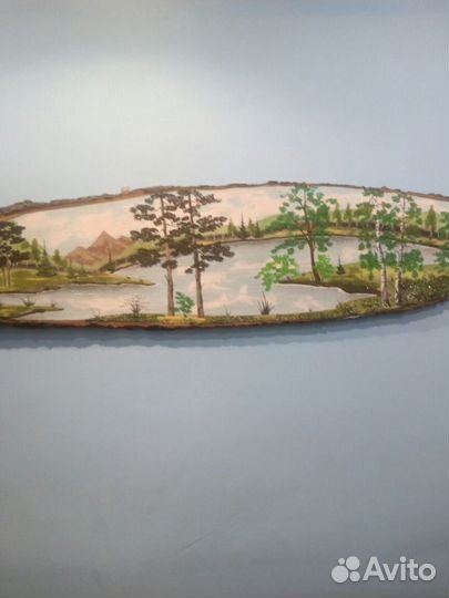 Картина на дереве. Гобелен