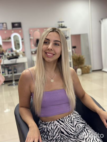 Окрашивание airtouch, Шатуш, Бразильский блонд