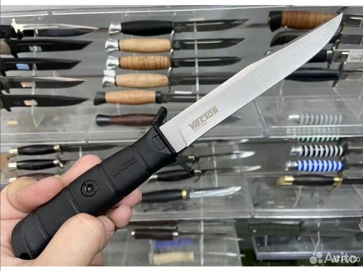 Нож Vector Kizlyar Supreme 420HC StoneWash
