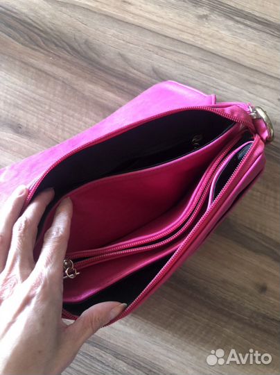 Сумка багет tod’s розовая