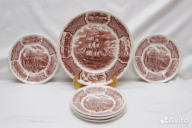 Фарфоровые тарелки Alfred Meakin, Англия