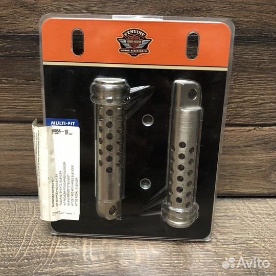 Задние подножки harley davidson silencer