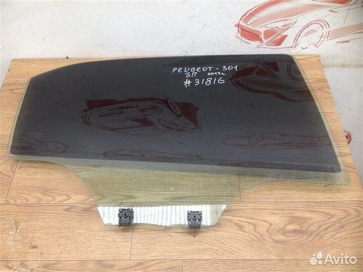 Стекло двери задней правой Peugeot 301 (2012-2016)