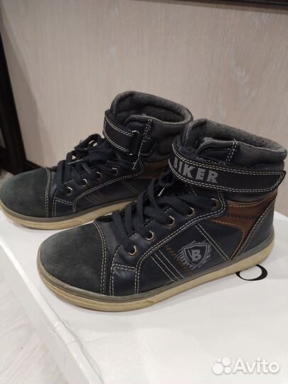 Кеды утеплённые подрастковые