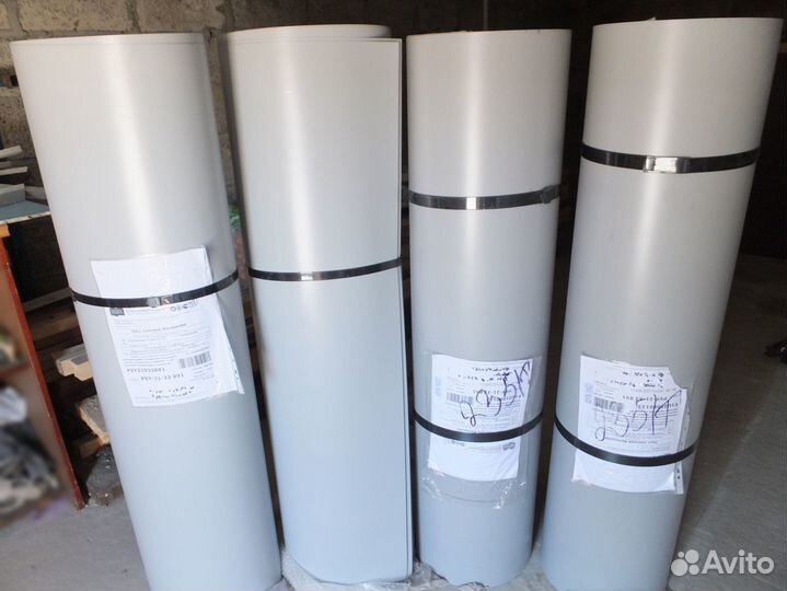 Лист металлический белый