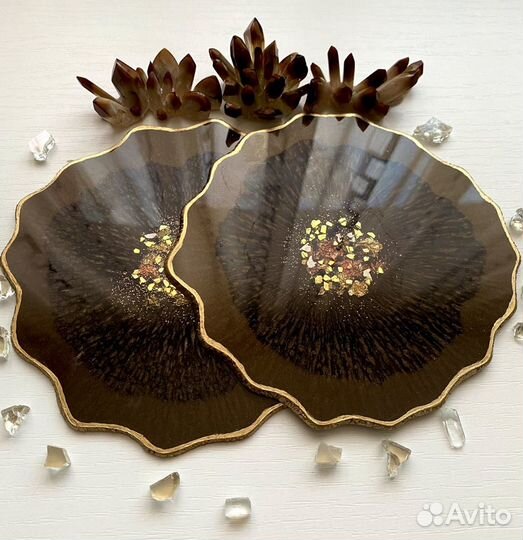 Подставки из эпоксидной смолы