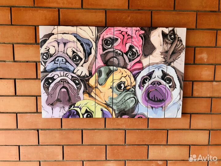 Картина на досках