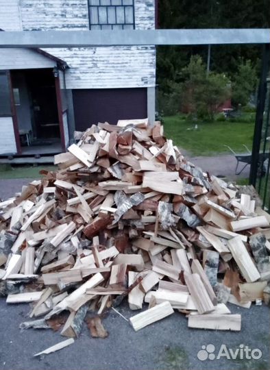 Дрова в укладку любого объема Березовые в Выборге