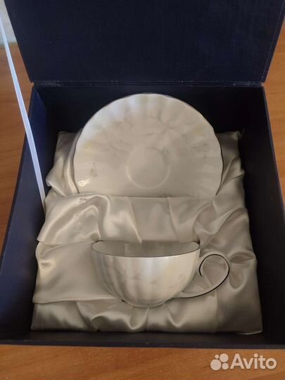 Чашка с блюдцем Магнолия