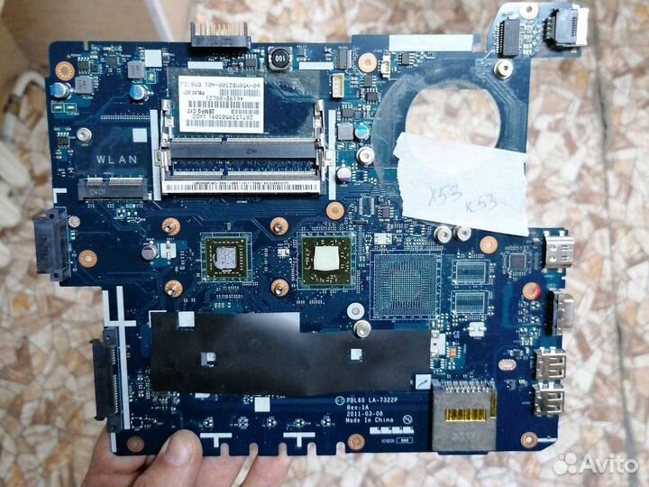 Материнская плата Asus k53u x53b