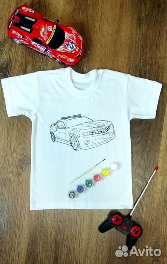 Футболка раскраска