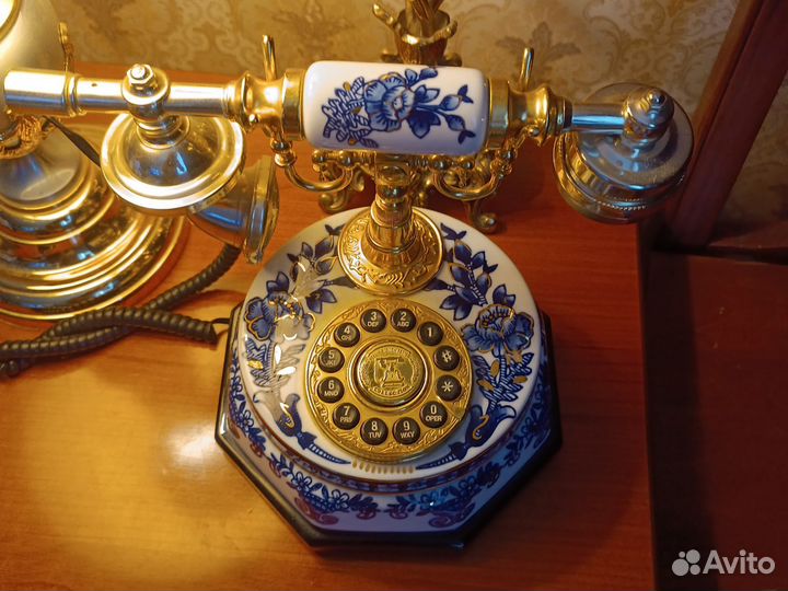 Телефон гжель