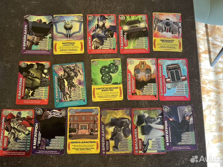 Карточки трансформеры прайм