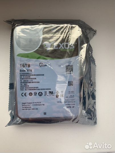 Жесткий диск Seagate Exos X14: 4, 6, 8, 12, 16 тб