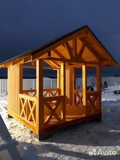 Беседка под ключ