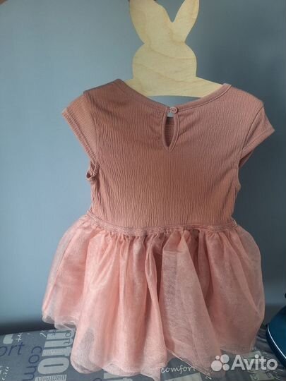 Нарядные пышные платья на девочку 86 92 98