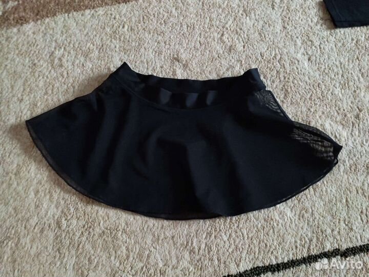 Купальник, юбка гимнастические, балетки