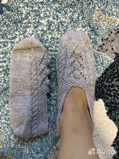 Носки вязанные