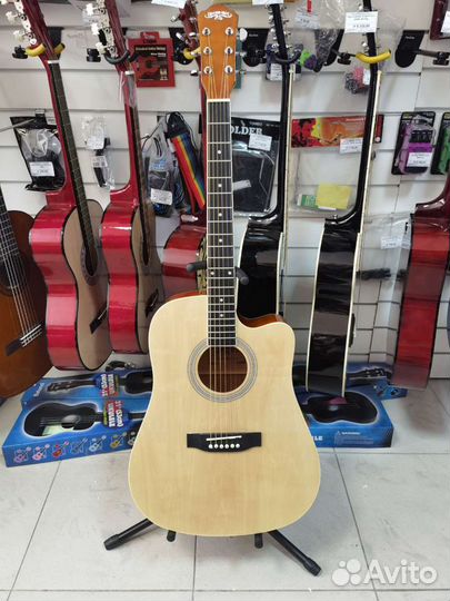 Гитара акустическая caravan music HS-4111 N в нал