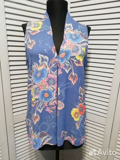 Блуза женская без рукавов next новая р.44