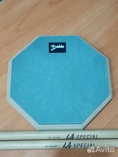 Пэд барабанный с палками