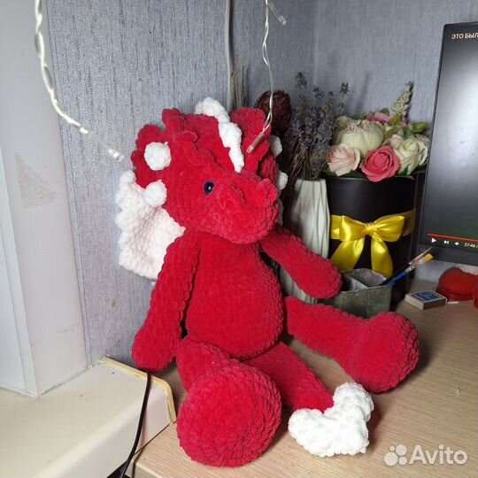 Вязаный дракончик