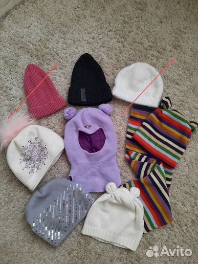 Детские шапки, варежки, перчатки