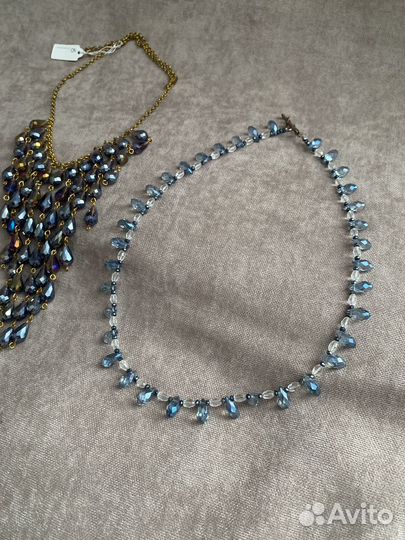 Колье бусы сотуар
