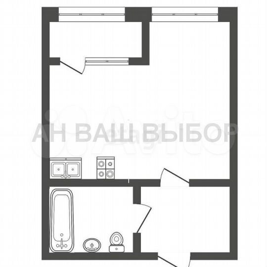 Квартира-студия, 33 м², 6/7 эт.