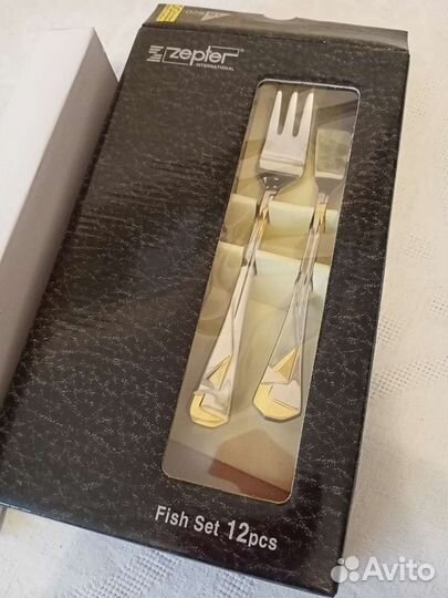 Набор Кимоно фирмы Цептер, для рыбы с золотым деко