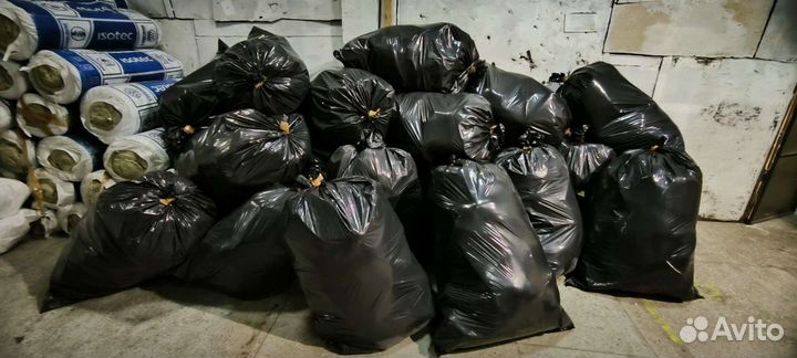 Обрезки каменной ваты на основе кварца