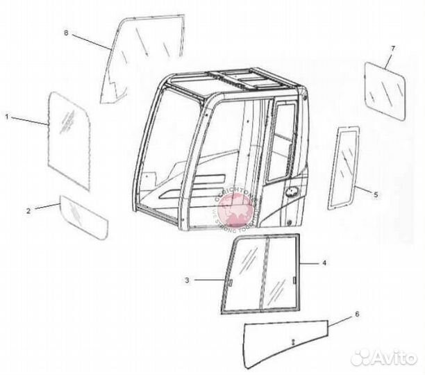 Стекло 71U6-20253