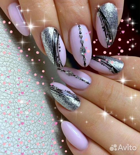 Наращивание, коррекция, запечатывание ногтей