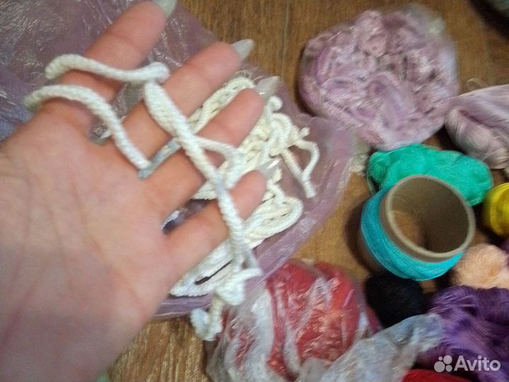 Пряжа нитки для вязания пакетом