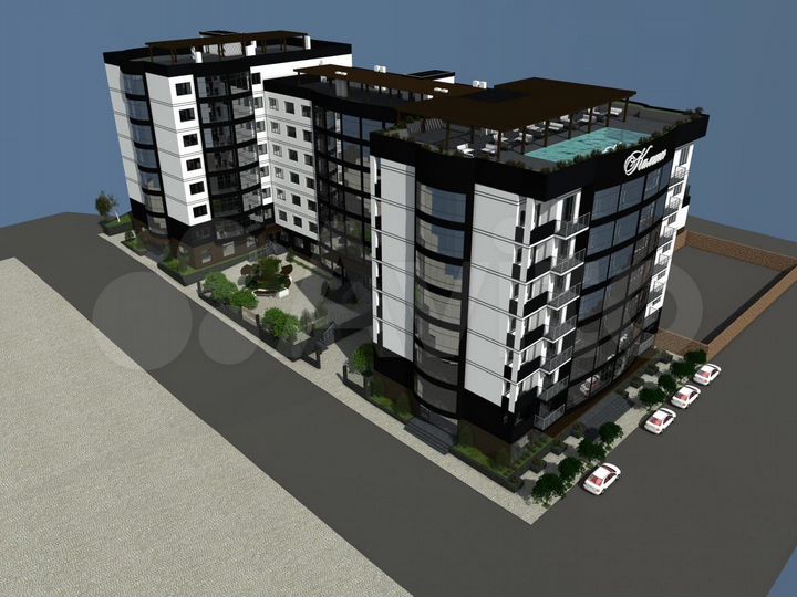 1-к. квартира, 53,1 м², 1/7 эт.