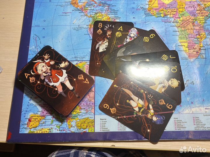 Игральные карты Геншин импакт