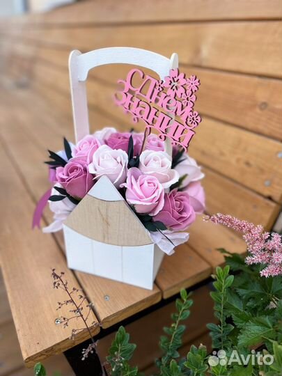 Мыльные розы. Цветы из мыла. Сухоцветы