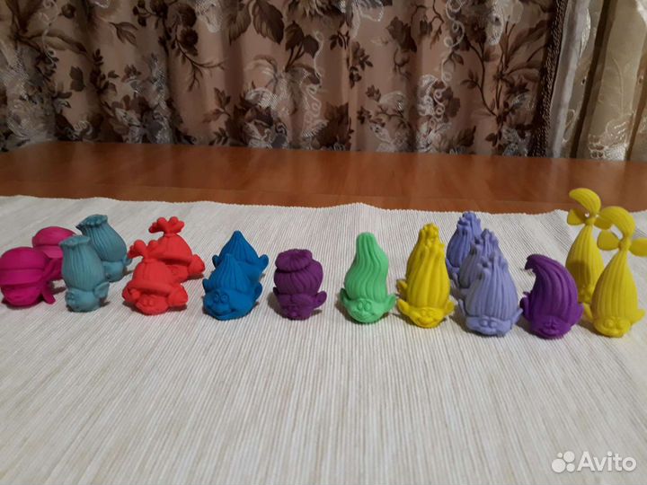 Ластики-тролли, холодное сердце