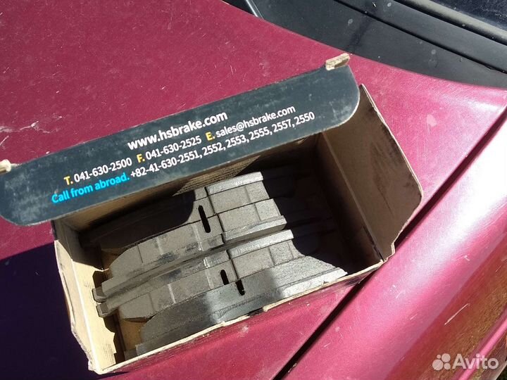 Тормозные колодки на daewoo nexia