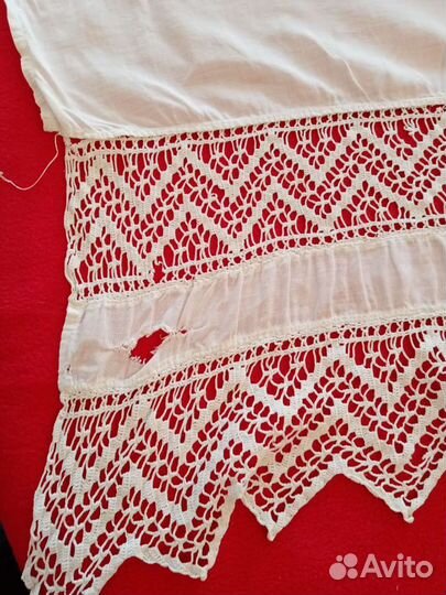 Подзор. Двойное кружево. Есть разрывы