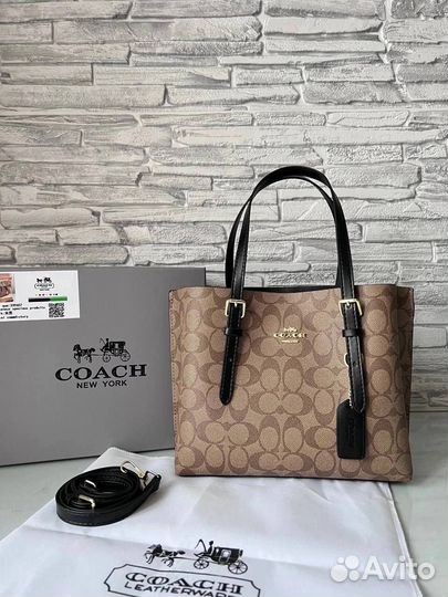 Сумка шопер мини Coach женская