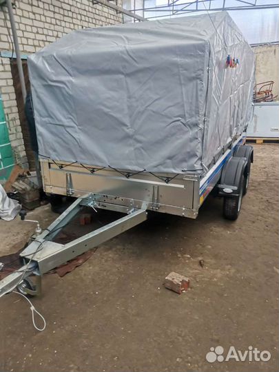 Прицеп двухосный новый