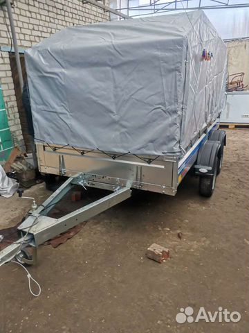 Прицеп двухосный новый