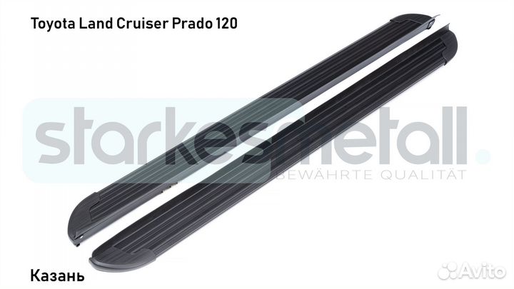 Пороги подножки Toyota Land Cruiser Prado 120 Village